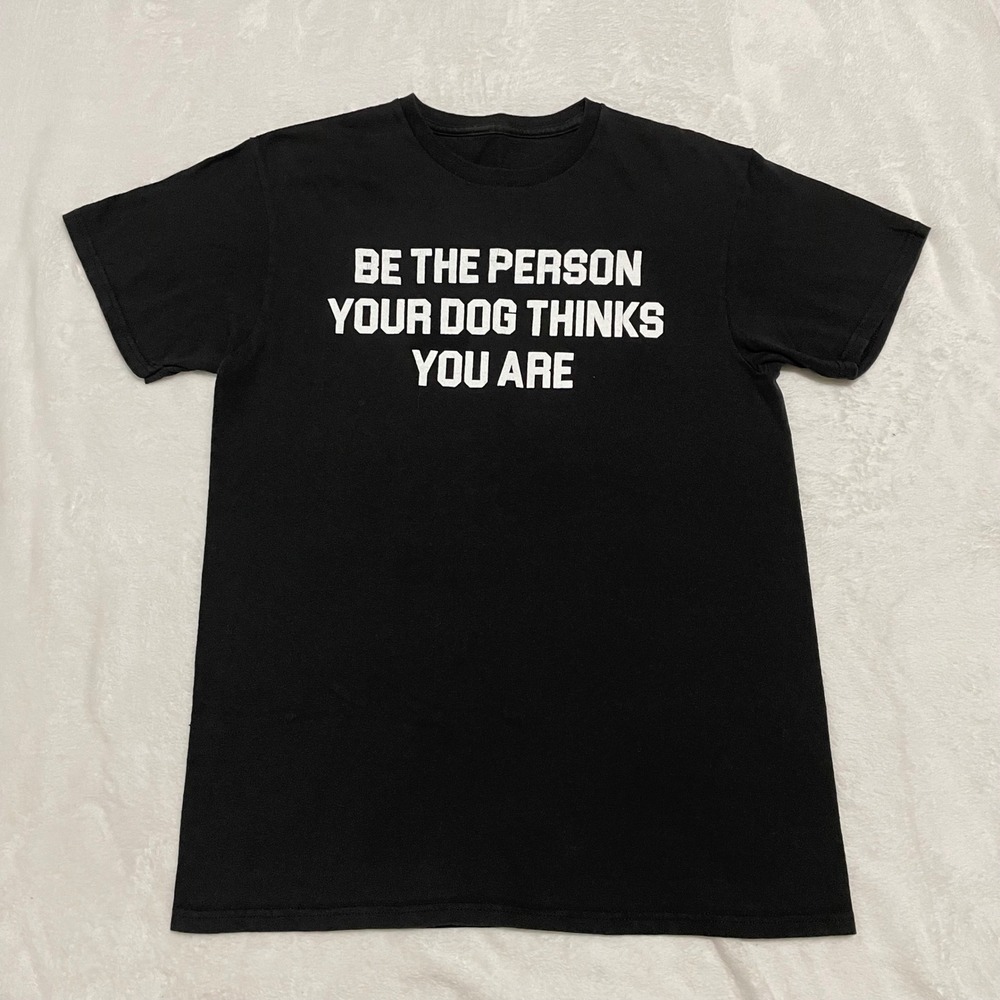 Dog Lover T-Shirt Funny Graphic Tee Novelty Slogan Top Size‎ Medium/Large